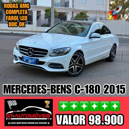 MERCEDES-BENZ C 180 1.6 CGI 16V TURBO GASOLINA 4P AUTOMÁTICO